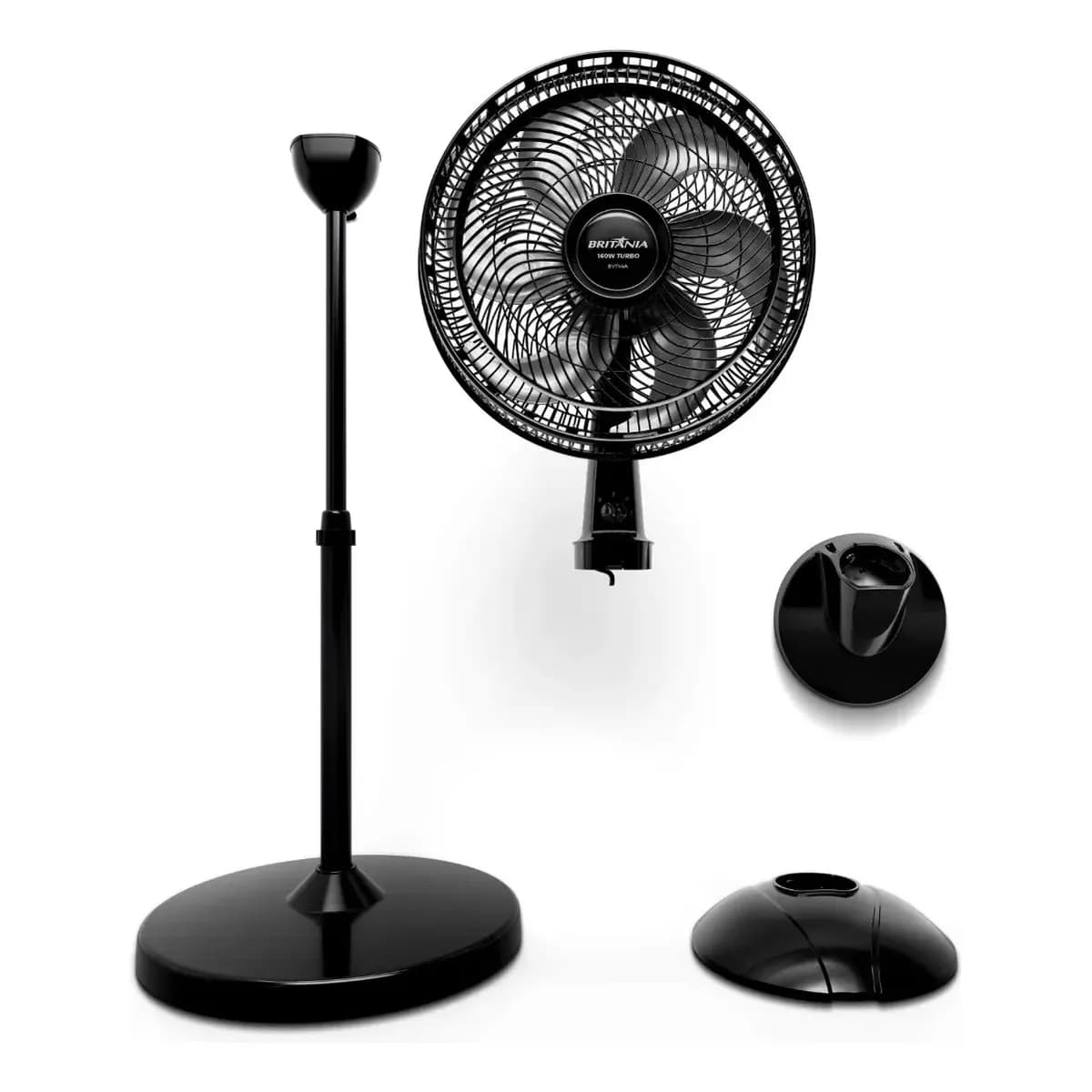 Ventilador de Coluna Britânia 6 Pás 160W Maxx Force
