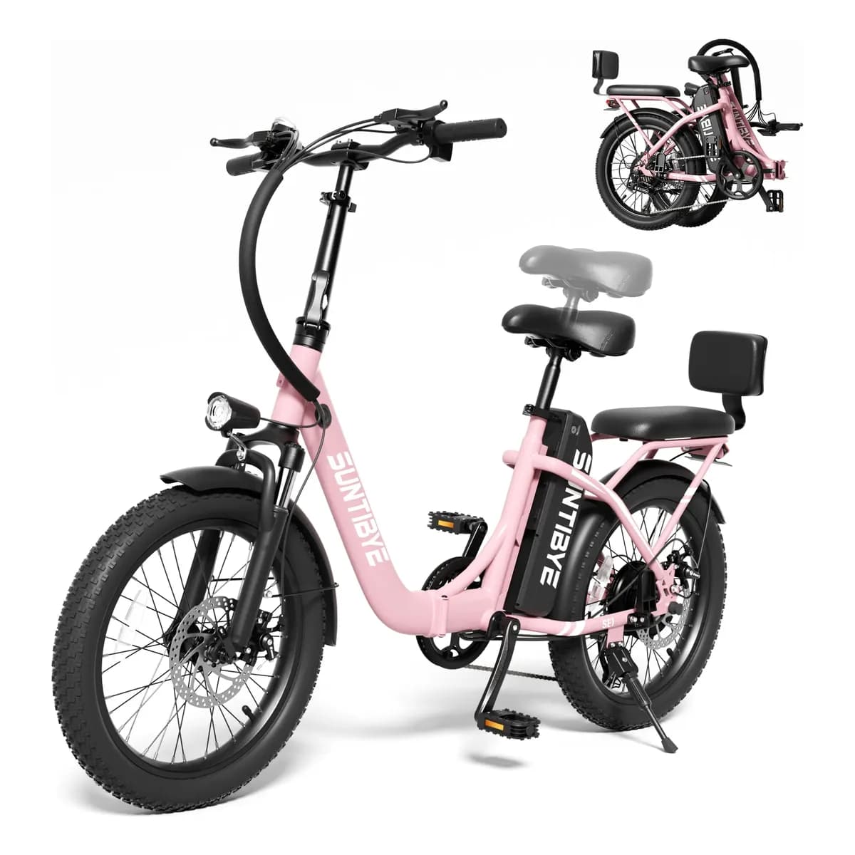 Bicicleta Elétrica Se1 1000W 48V 15Ah Dobrável Aro 20