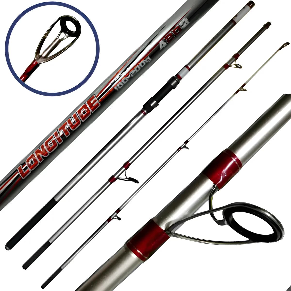 Vara Molinete P/ Arremesso Longitude K-pro 4,2m 200g 50kg