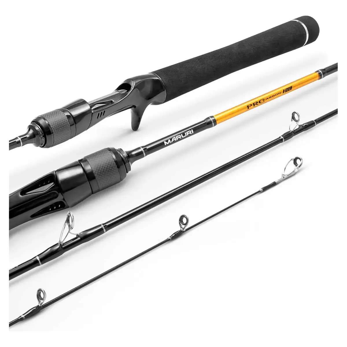 Vara Para Carretilha Pro Carbon Fg Amarela C-561h 1,68mts  12-25lbs 1 Parte - Maruri