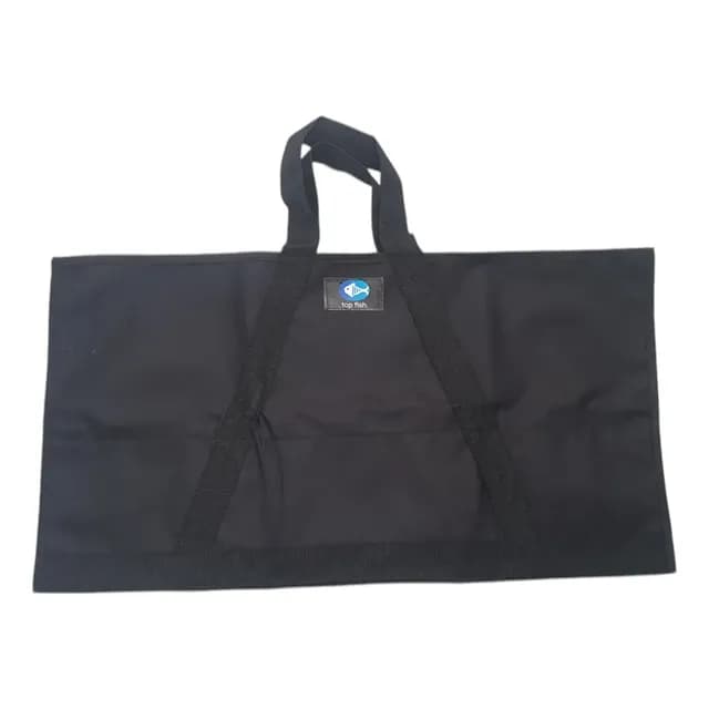 Sacola Tapete De Pesar Peixe Pesca Pesqueiro Top Fish Preto