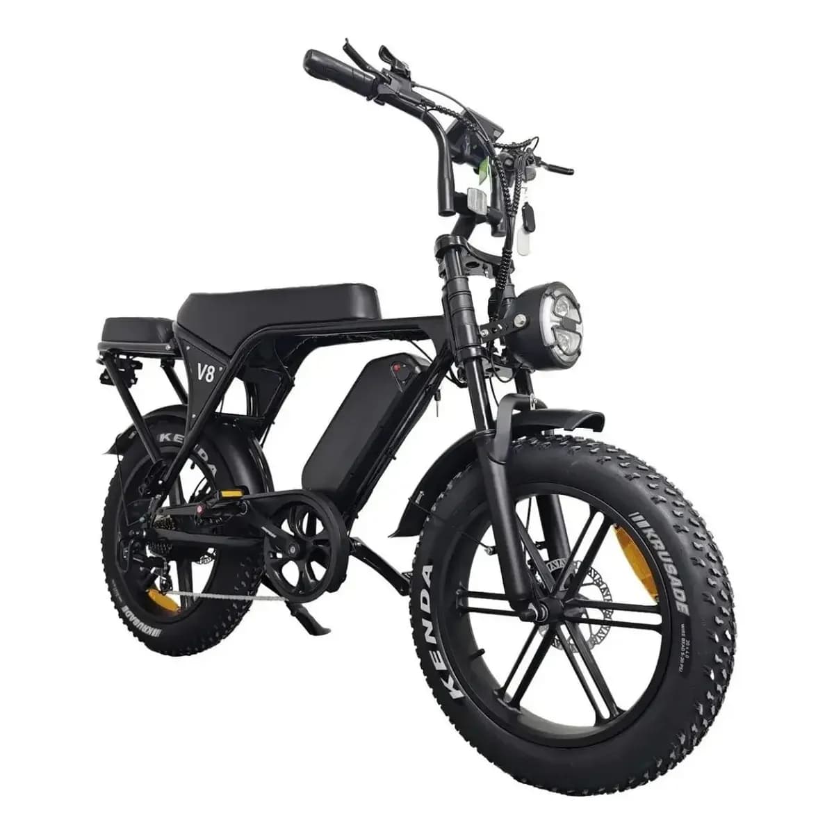 Bicicleta Elétrica Starmega V8 750W Preto 32km/h Bateria 48V 50km Autonomia