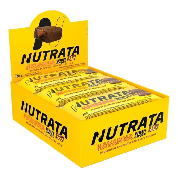 Whey Grego Bar Havanna - Nutrata 12 un