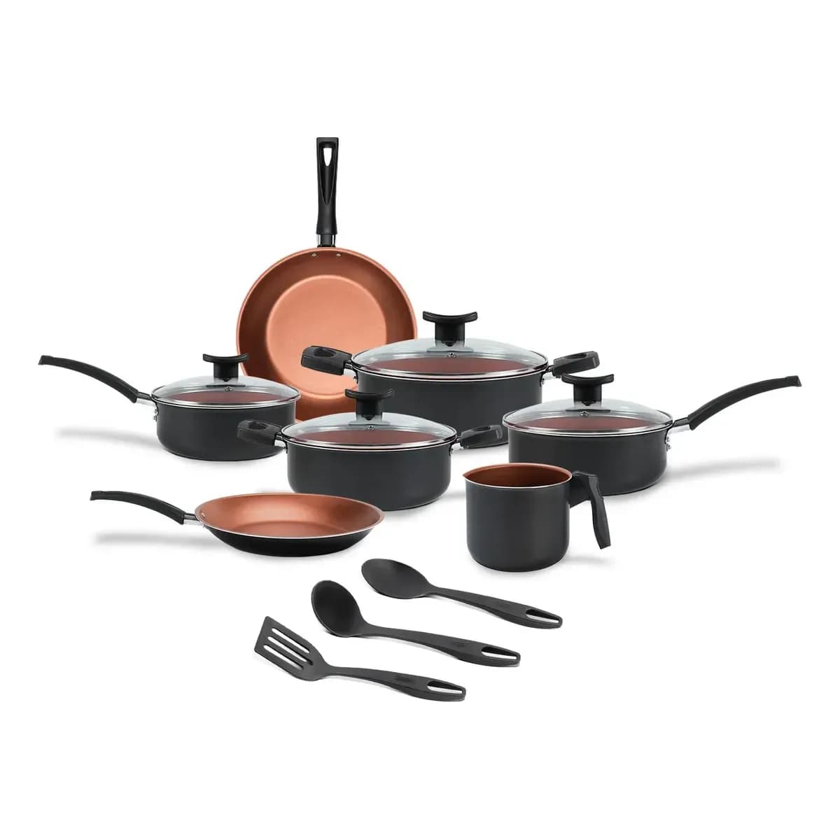 Jogo de Panelas Brinox 10 Peças Ceramic Life