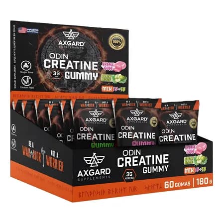 Creatina Gummy Stick Zero Açúcar - 60 Gummies - Axgard