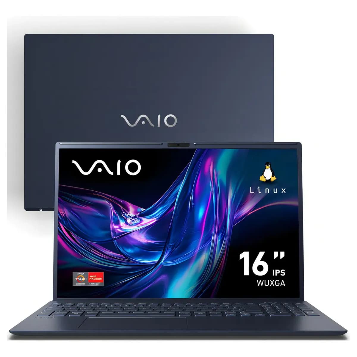 Notebook VAIO FE16 AMD Ryzen 5-5625U Linux 8GB RAM 256GB SSD