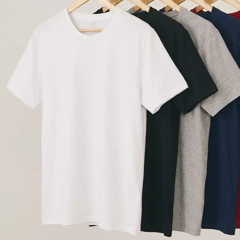 Kit 5 Camisetas Básica Hering Algodão Masculina Original