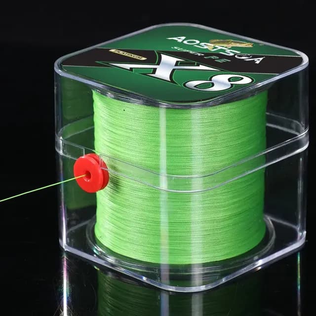 Linha De Pesca Multifilamento 500m 8 Fios X8 Pe Cor Verde 0.28mm Forte 20kg