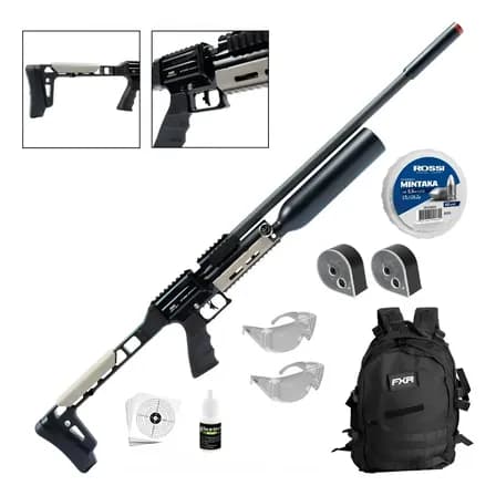 Carabina De Pressão 5.5mm Ap1000b Hc Nomad Pcp Garrafa Kit