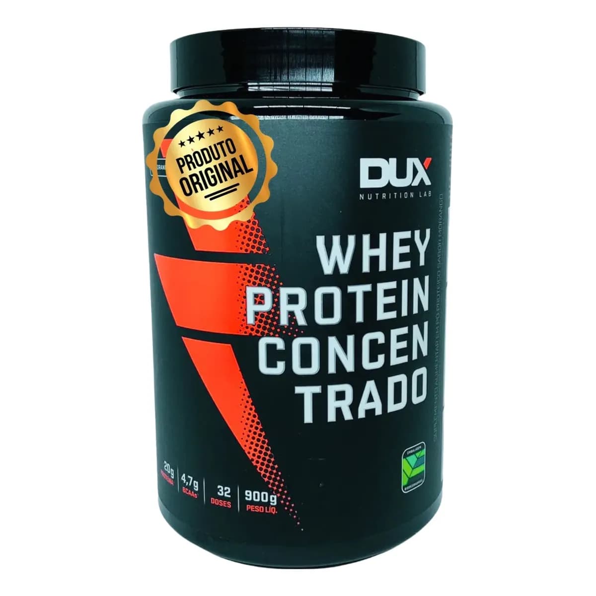 Dux Melhor Whey Poten Concentrado Wey 100% Puro Ganhar Massa