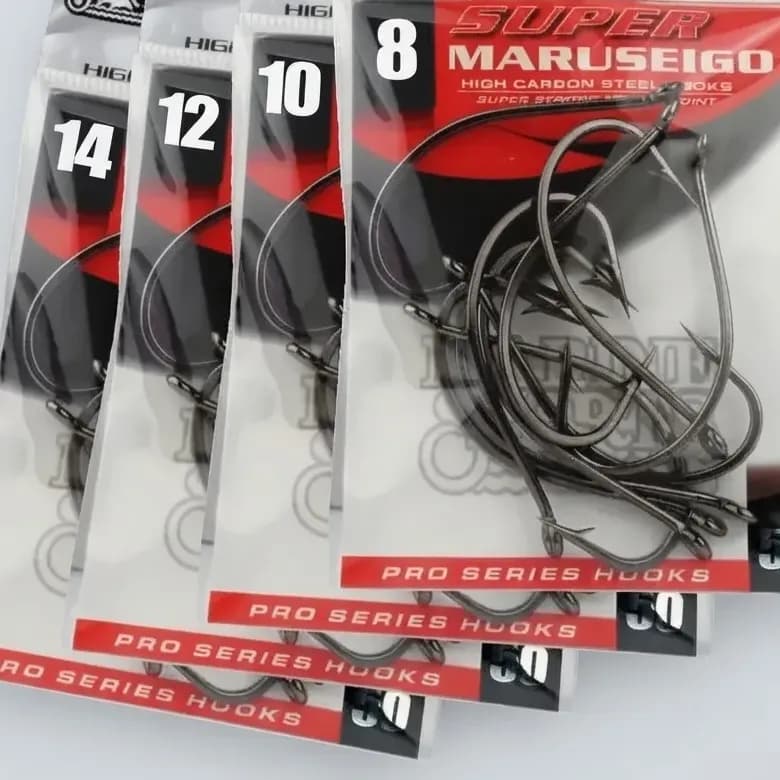 Kit 200 Anzol Marine Sports Super Maruseigo B Nr 8,10,12,14