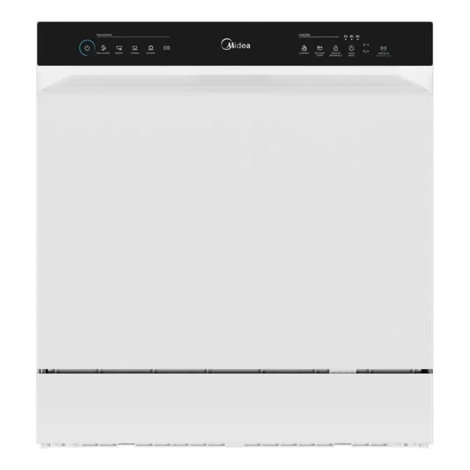 Lava Louças 8 Serviços Branco Touch Plus Midea (110v