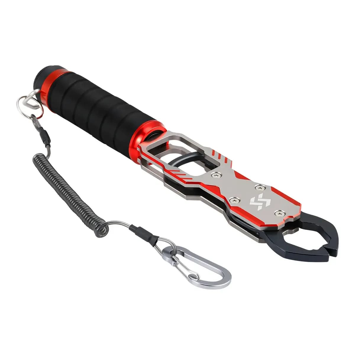 Alicate Pega Peixe Contenção Garra Balança 20kg Pesca Brasil Vermelho