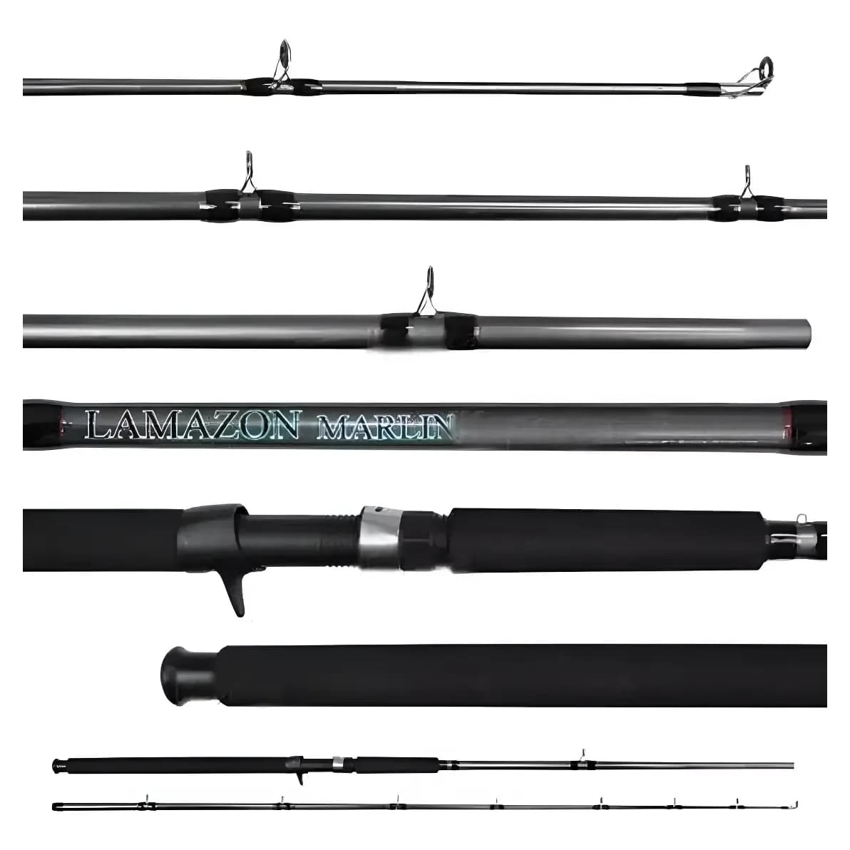 Vara De Carretilha Lamazon Marlin Pesca Pesada 2.10m 60lbs
