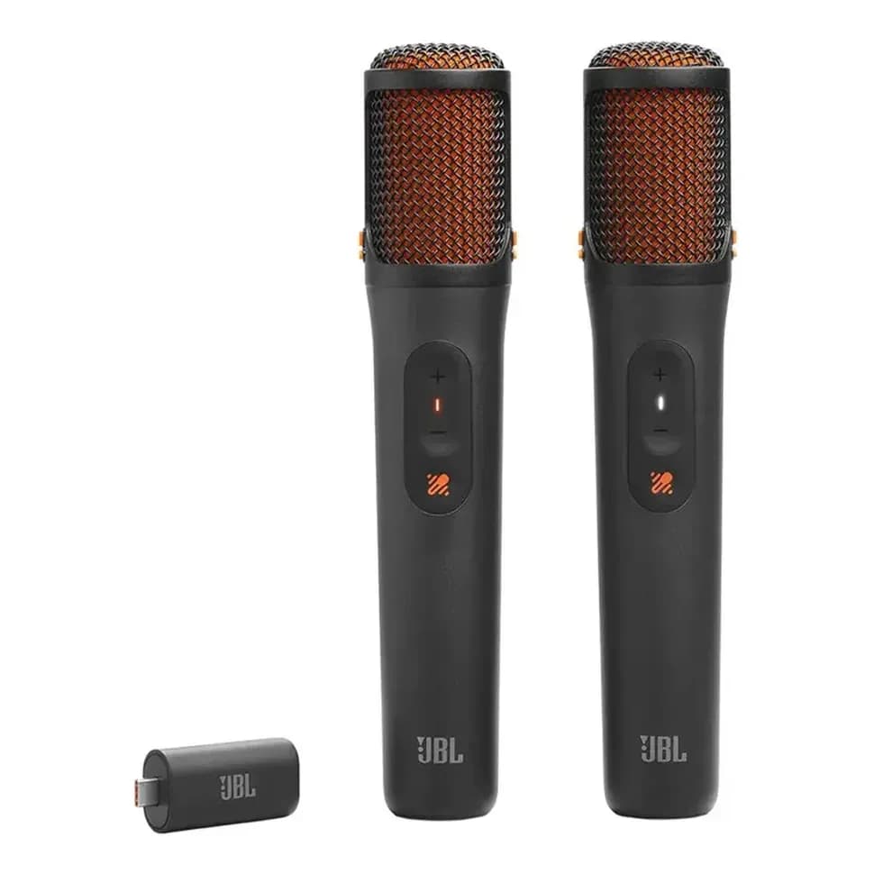2 Microfones EasySing Mics sem Fio JBL