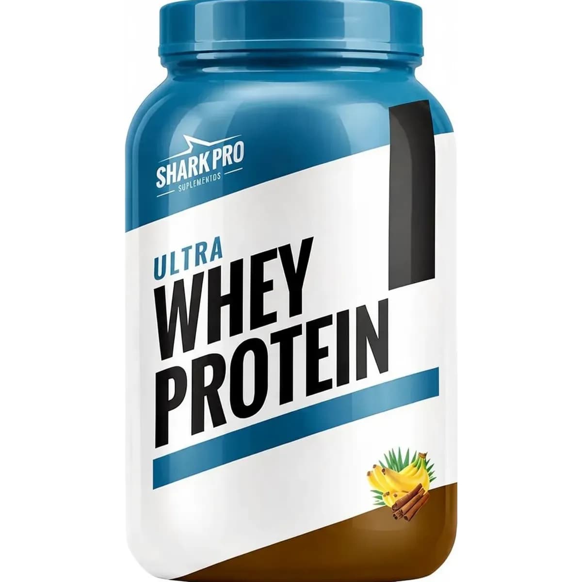 Ultra Whey Shark 900g Isolado Concentrado Banana Canela