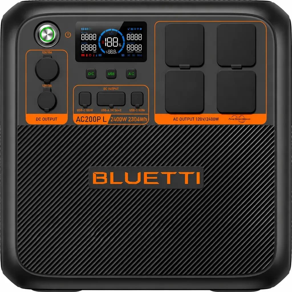 Estação De Energia Portatil Ac200pl Bluetti 2400w 2304wh