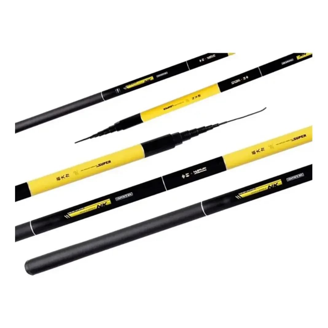 Vara  Telescópica Para Pesca Maruri Nk500 95% Carbono 5,00m