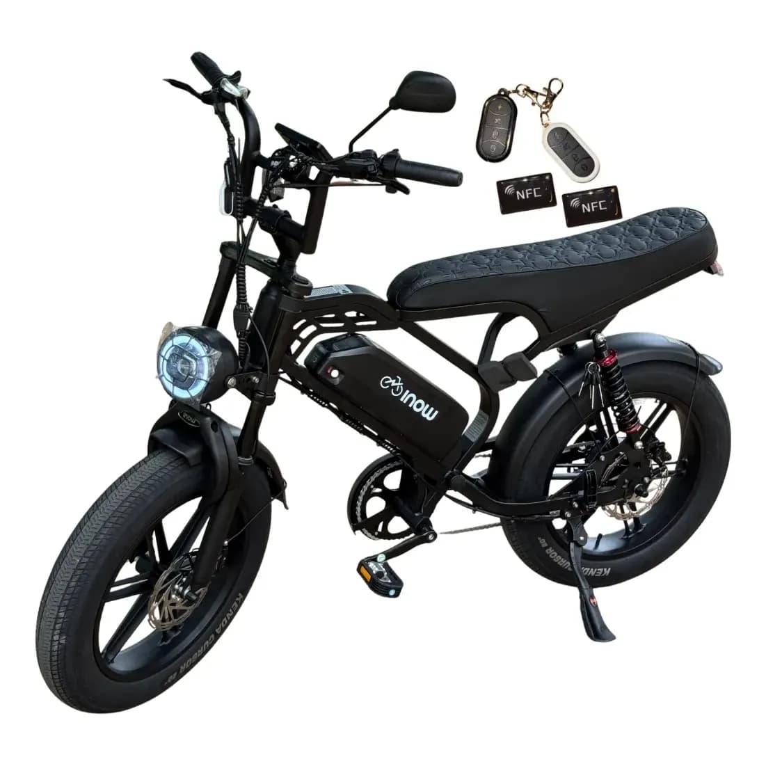 Bicicleta Bike Elétrica V40 Pro 1000w 48km/h 60km Nova 2026 Preto