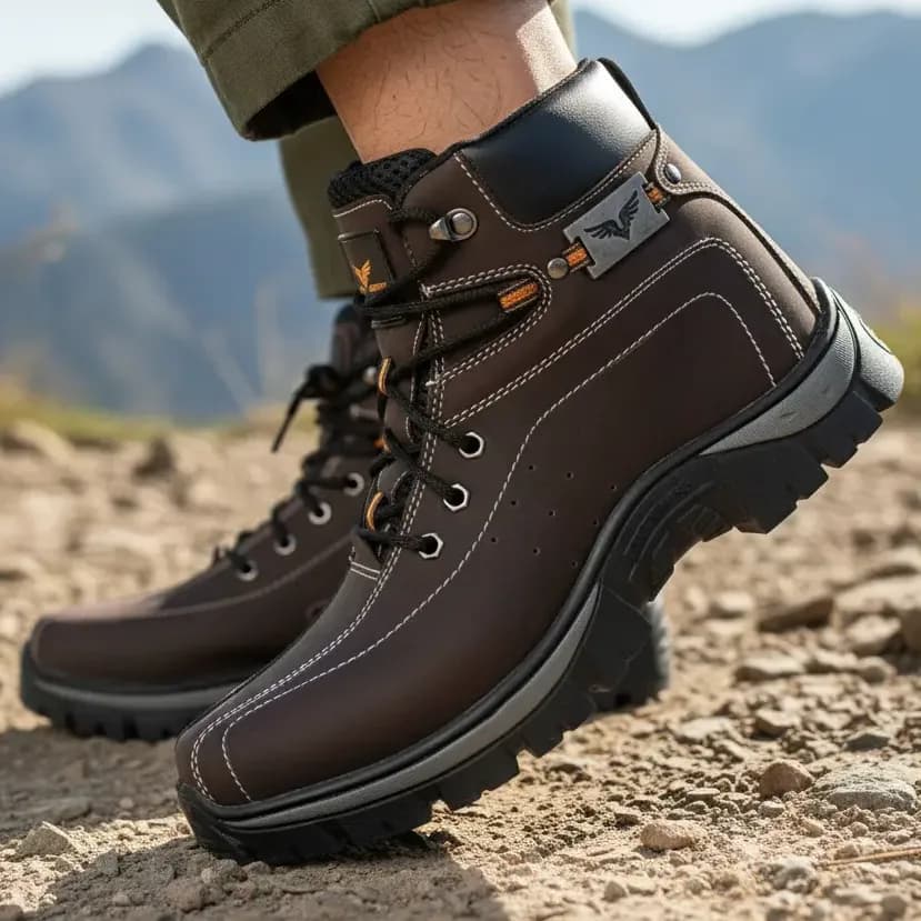 Bota Adventure Trabalho Coturno Tênis Palmilha Gel Casual
