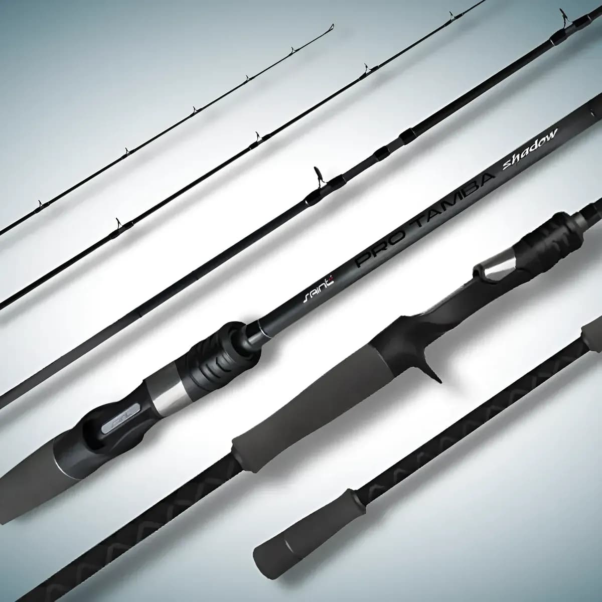 Vara Saint Pro Tamba Shadow 2,40m 50lbs - Para Carretilha Preto