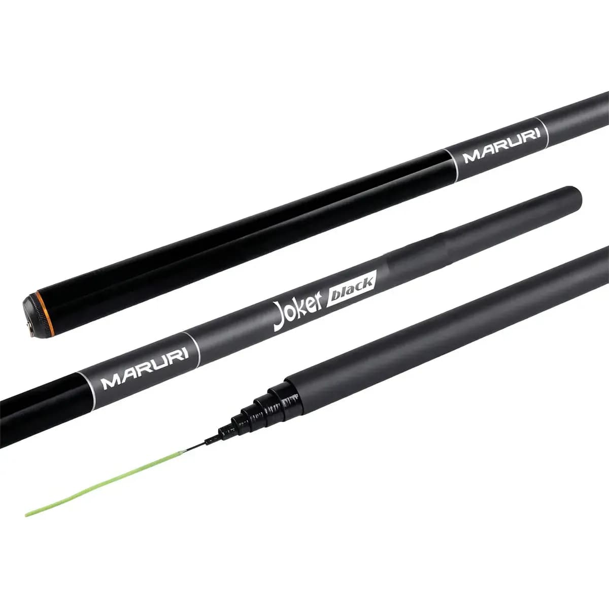 Vara Telescópica Fibra De Vidro Maruri Joker Black - 4,50m