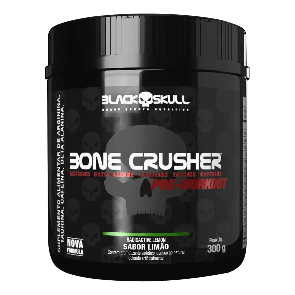 Bone Crusher 300g Black Skull Limão