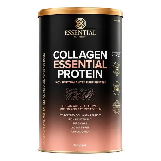 Collagen Essential Protein Essential Nutrition - (457,5g) Sabor Neutro