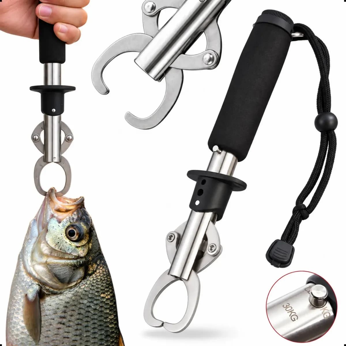 Alicate De Contenção Pega Peixe Pinça Garra Balança 30kg
