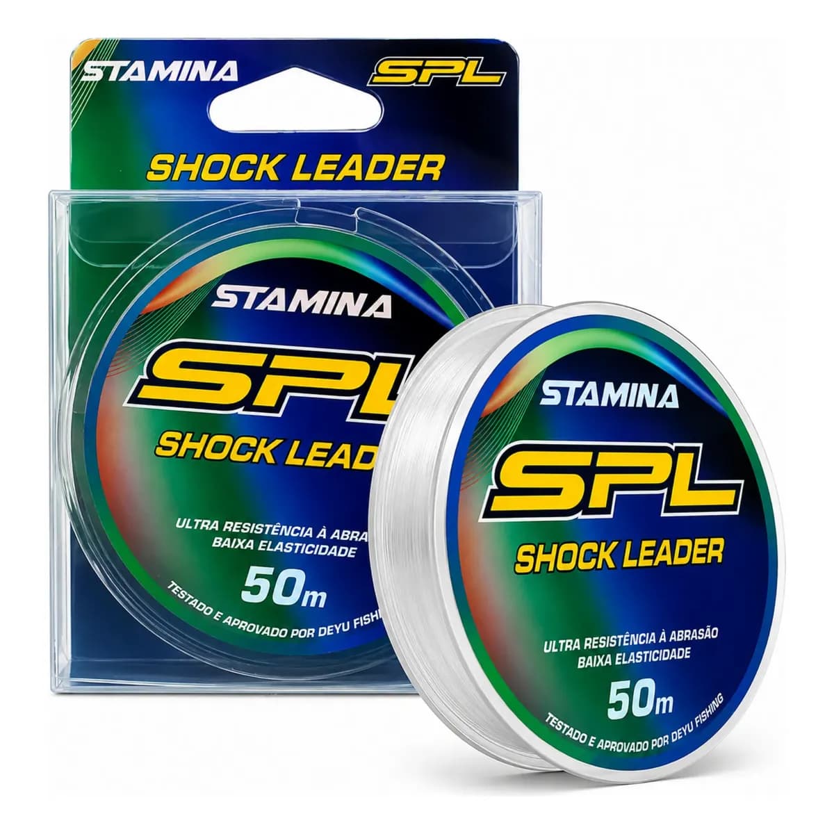 Linha Fluorcarbono Pesca Shock Leader Sem Memoria 50 Metros