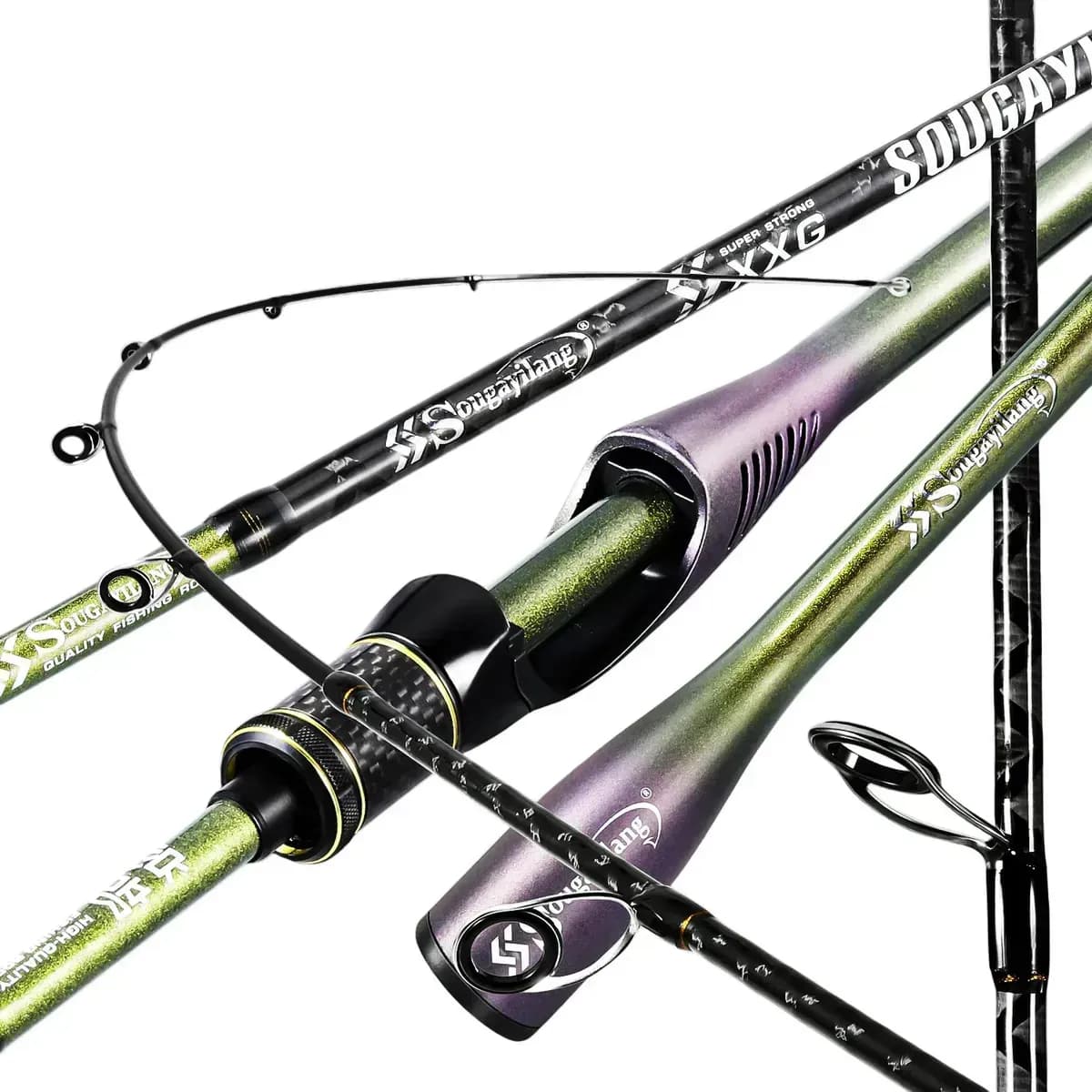 publi | Vara De Pesca Carbono Maciça 1,80m 14lb Sougayilang Ação Mh Cor 1 Vara Pesca Molinete