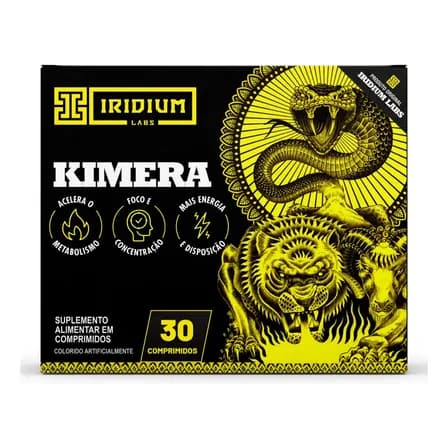 Kimera Thermo - 30 Comps - Termogênico Iridium Labs Sabor Sem sabor