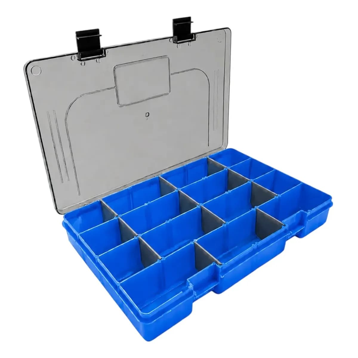 Estojo De Pesca Organizador Box 30 Colorido Tampa Fumê