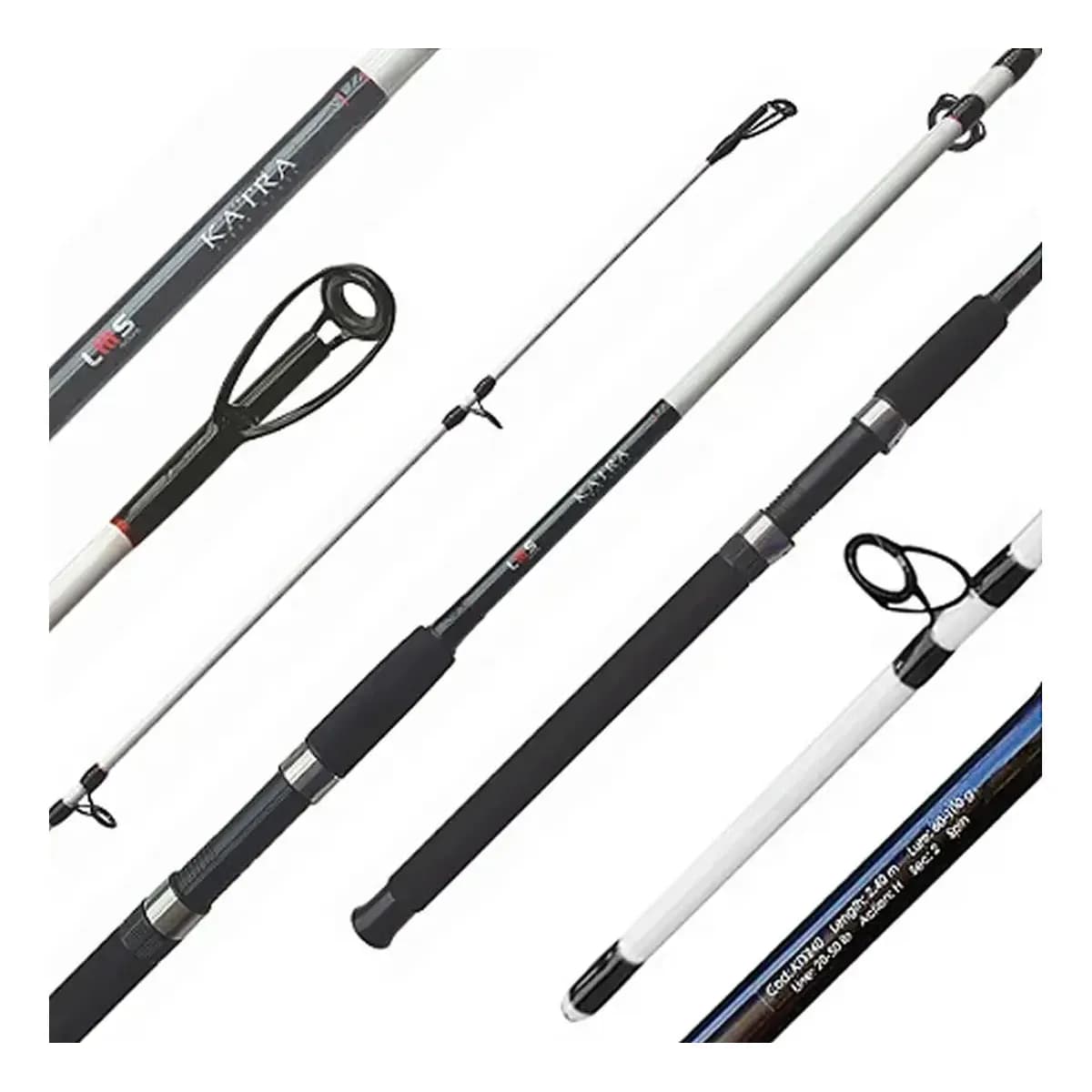 Vara De Pesca Molinete Lumis Katra 2.70m-50lbs - 2 Partes