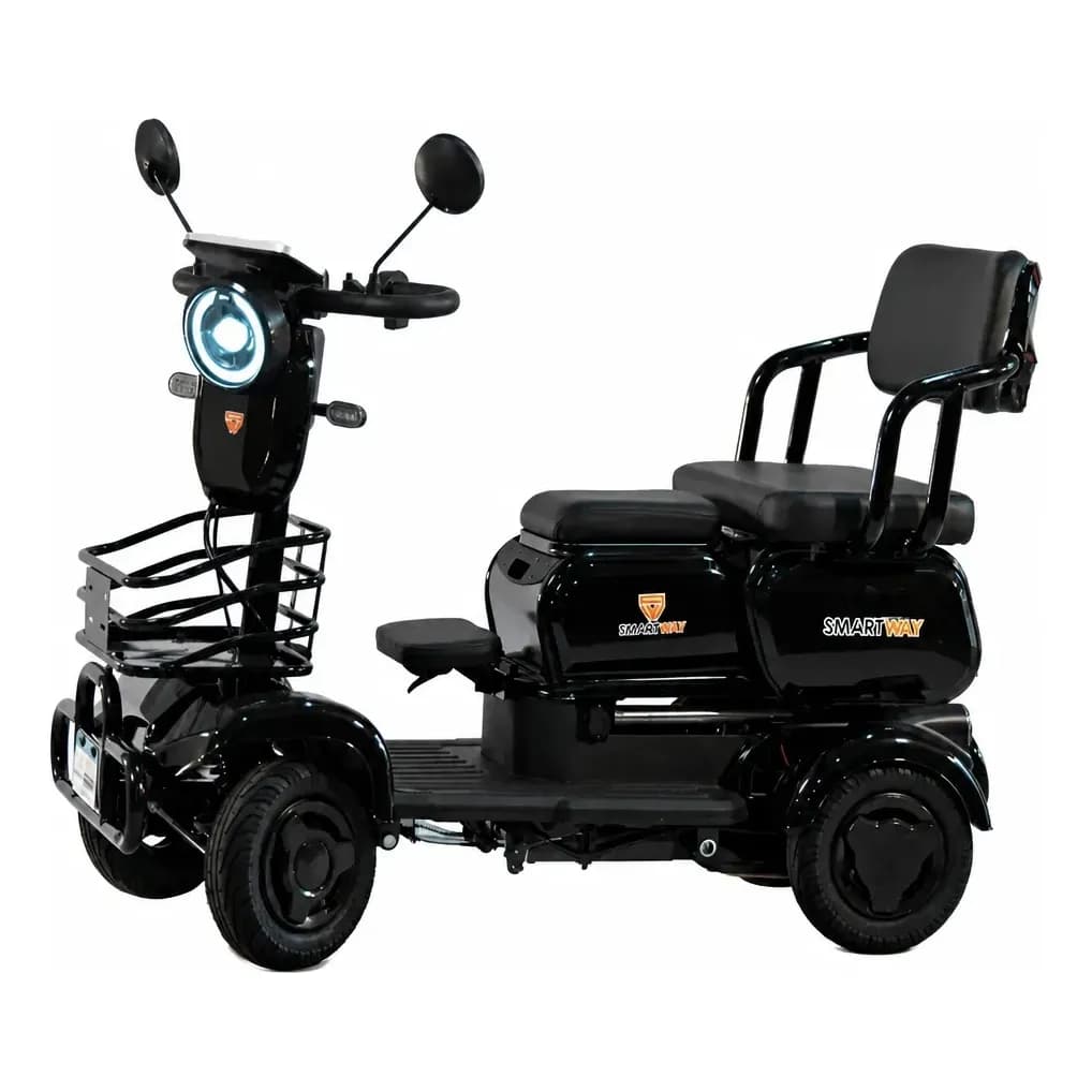 Quadriciclo Elétrico Smartway Tank 500w Adulto Recarregável Preto
