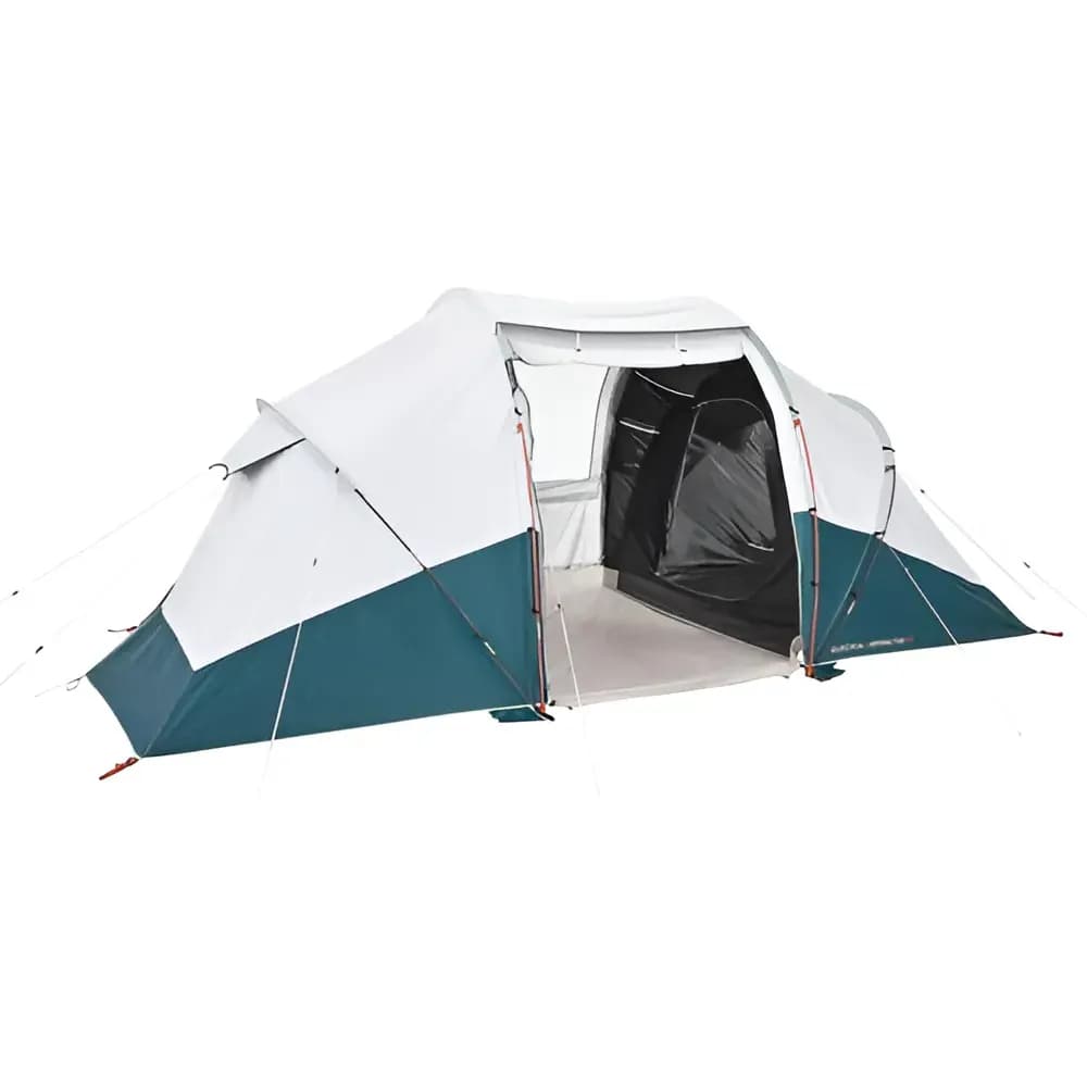 Quechua Arpenaz 4.2 Fresh&Black barraca de camping 4 pessoas cor Azul-petróleo e Branco