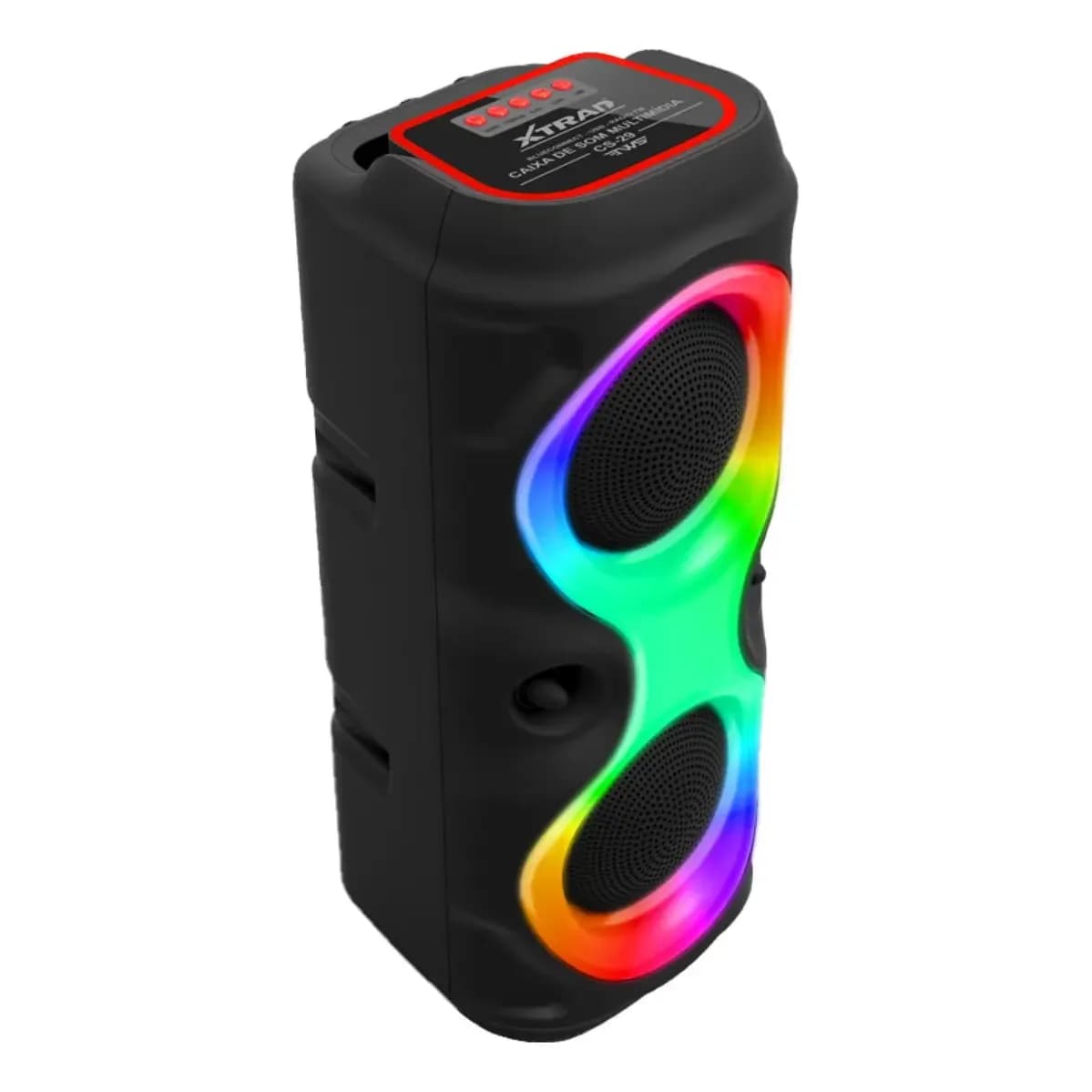 Caixa de som LED RGB Bluetooth