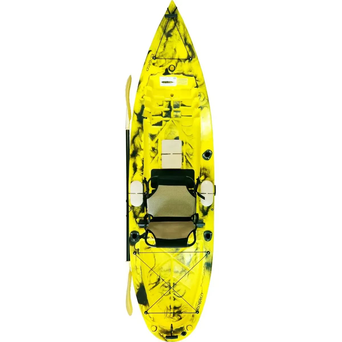 Caiaque De Pesca Robalo Light - Caiaker Cor Amarelo