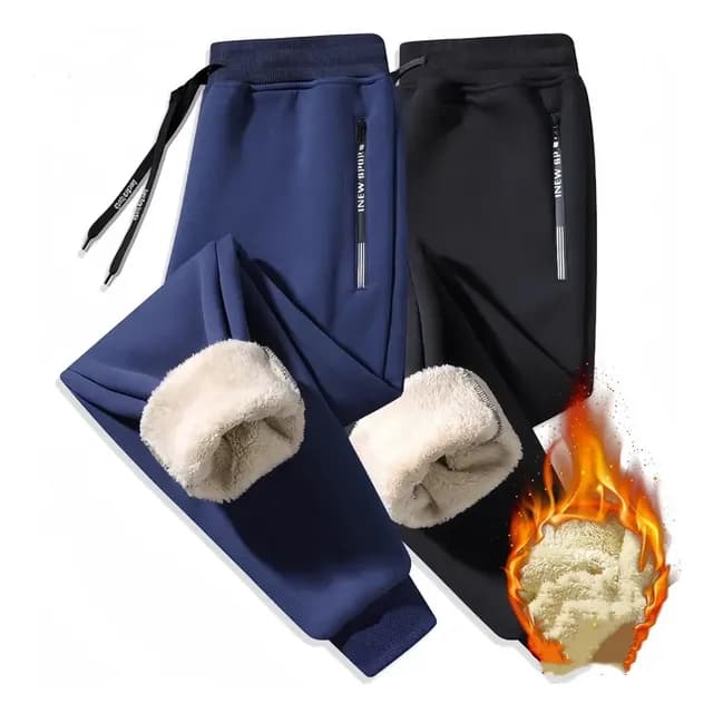 Calça Moletom De Lã Grossa