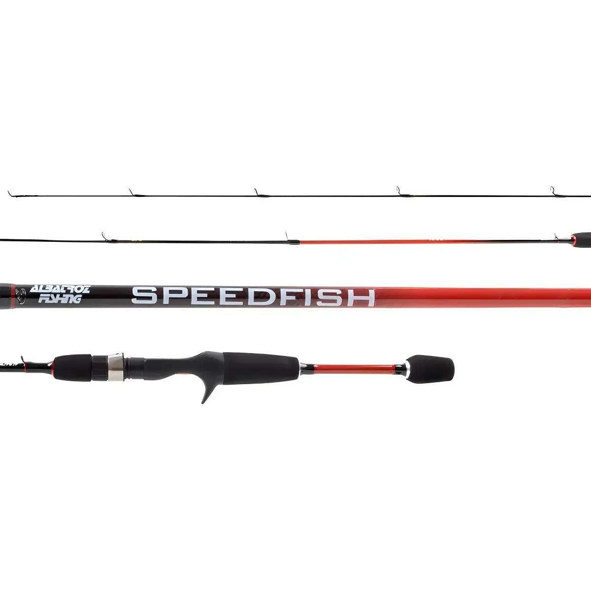 Vara Para Carretilha Speedfish C501 1,50m 2-6lbs - Albatroz Cor Vermelho