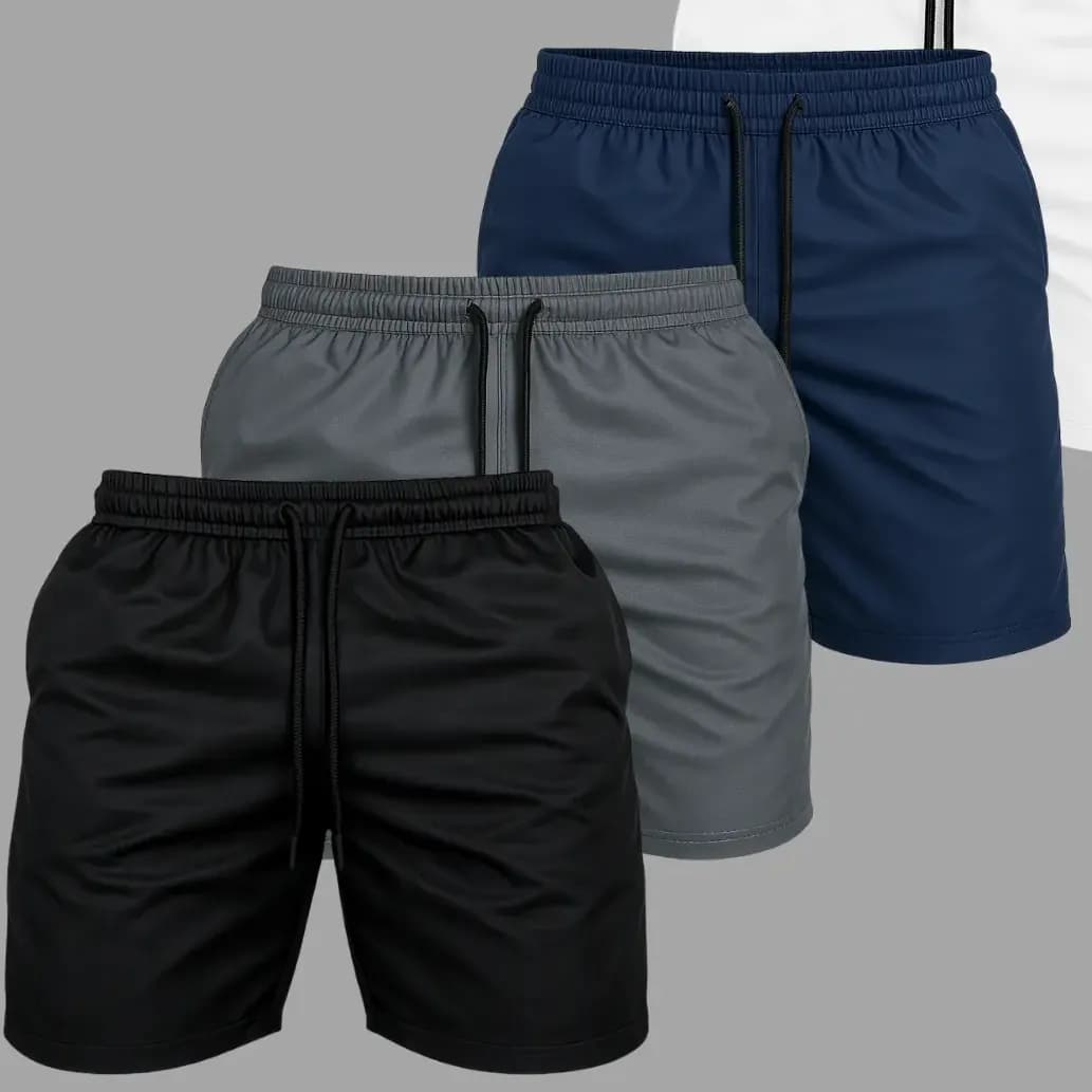 Kit 4 Short Praia Masculino Bermuda Tactel Verão Academia