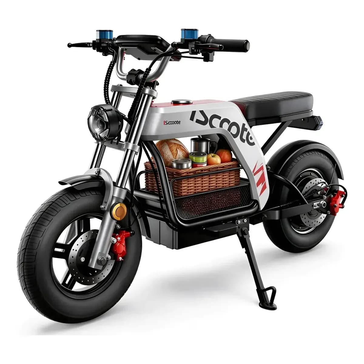 Scooter Elétrico Dx5pro Motor 1500w Para Adultos Max 60km/h Branco