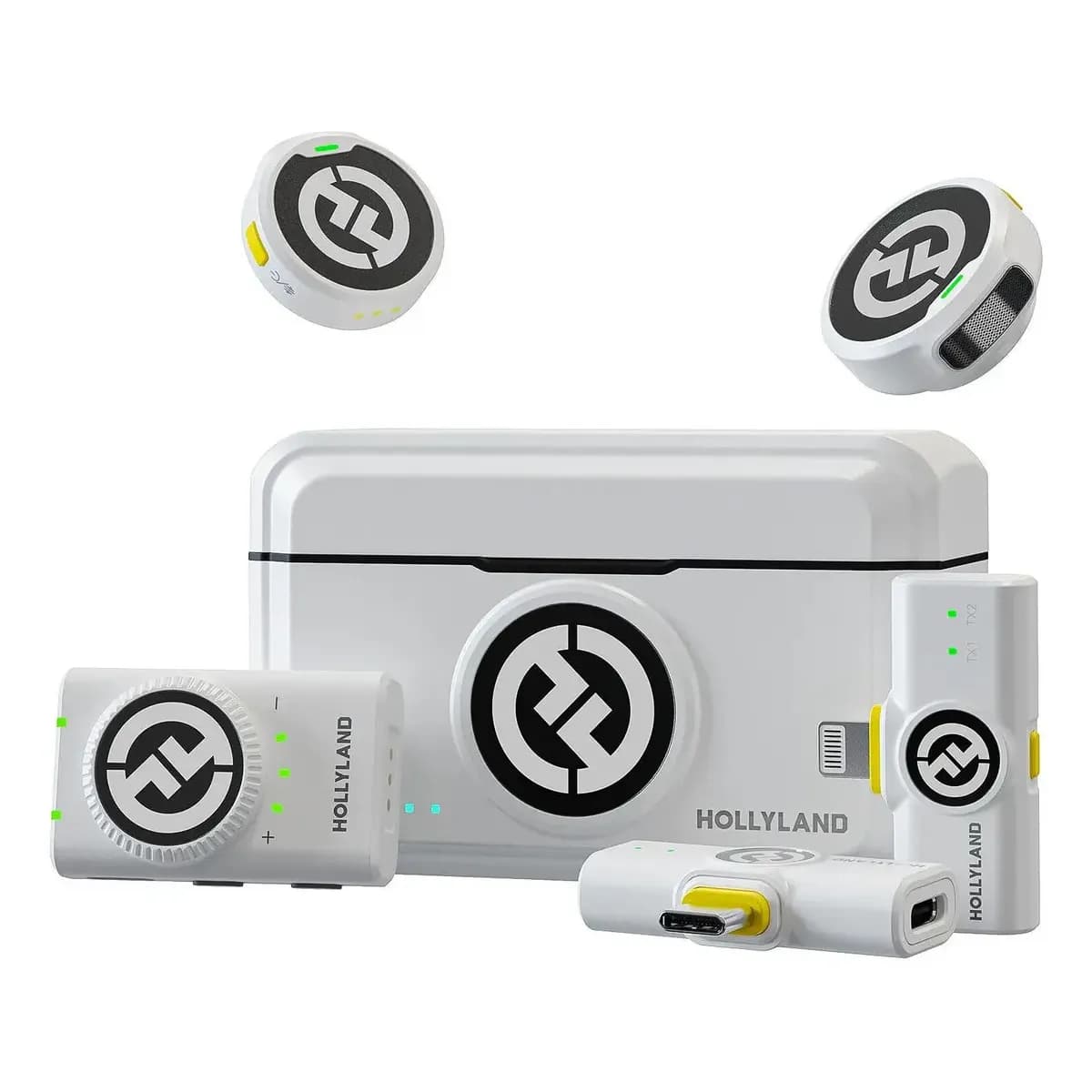 Microfone Hollyland Lark M2 Lark M2 Combo Branco Branco