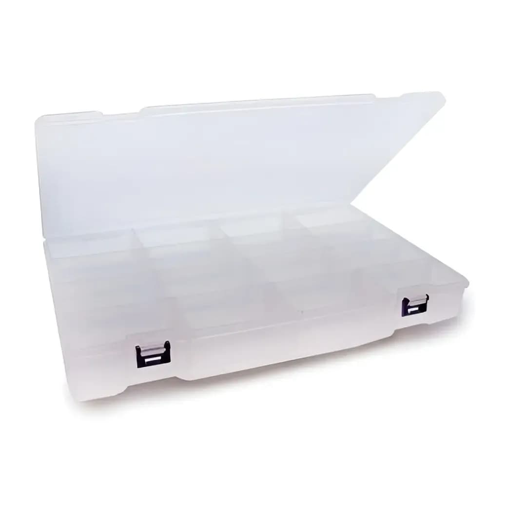 Estojo De Pesca Iscas Lucky Big Box - Nelson Nakamura Cor Branco