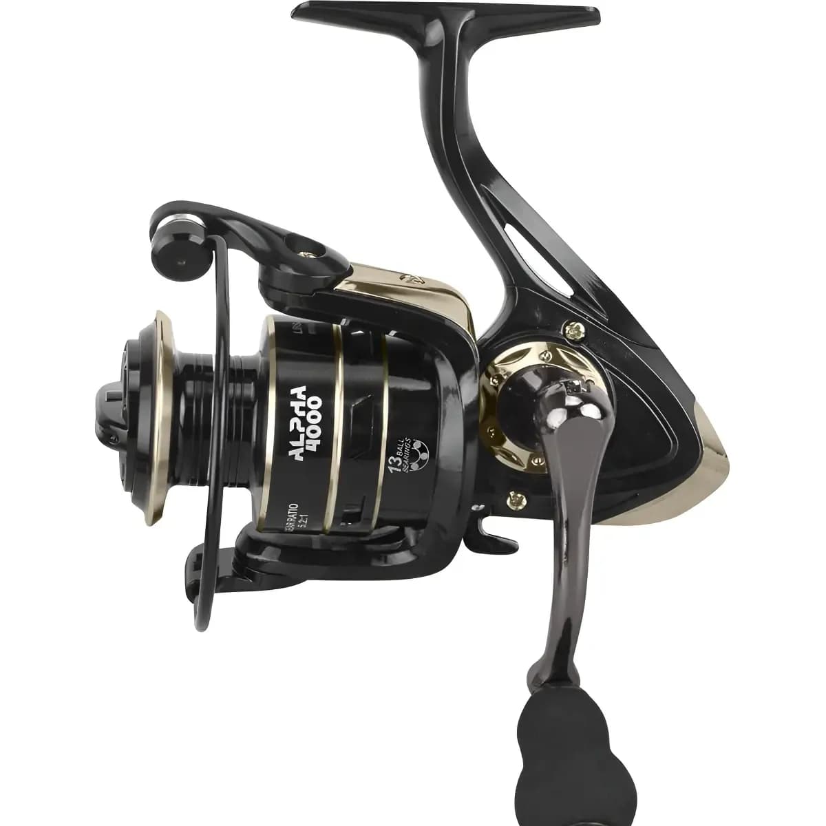 Molinete Pesca Vrs Fishing Alpha 4000 13 Rolamentos Preto