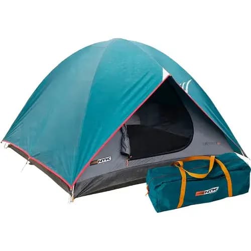 Barraca Camping Cherokee Gt 3/4p Impermeável 2500mm Nautika Azul-turquesa