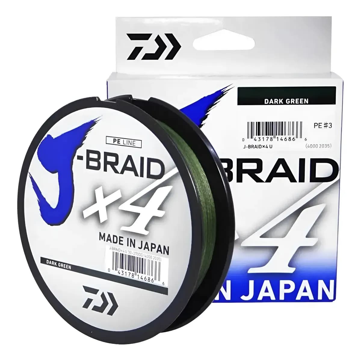 Linha Multifilamento Daiwa J-braid 4x - Várias Bitolas 135m