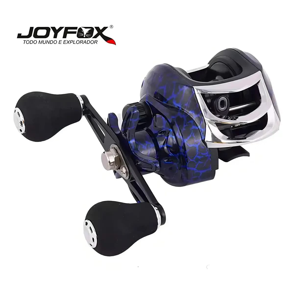 Carretilha Pesca Joyfox 18 Rolamentos Relação  7.1:1 Arrasto 10kg Direito