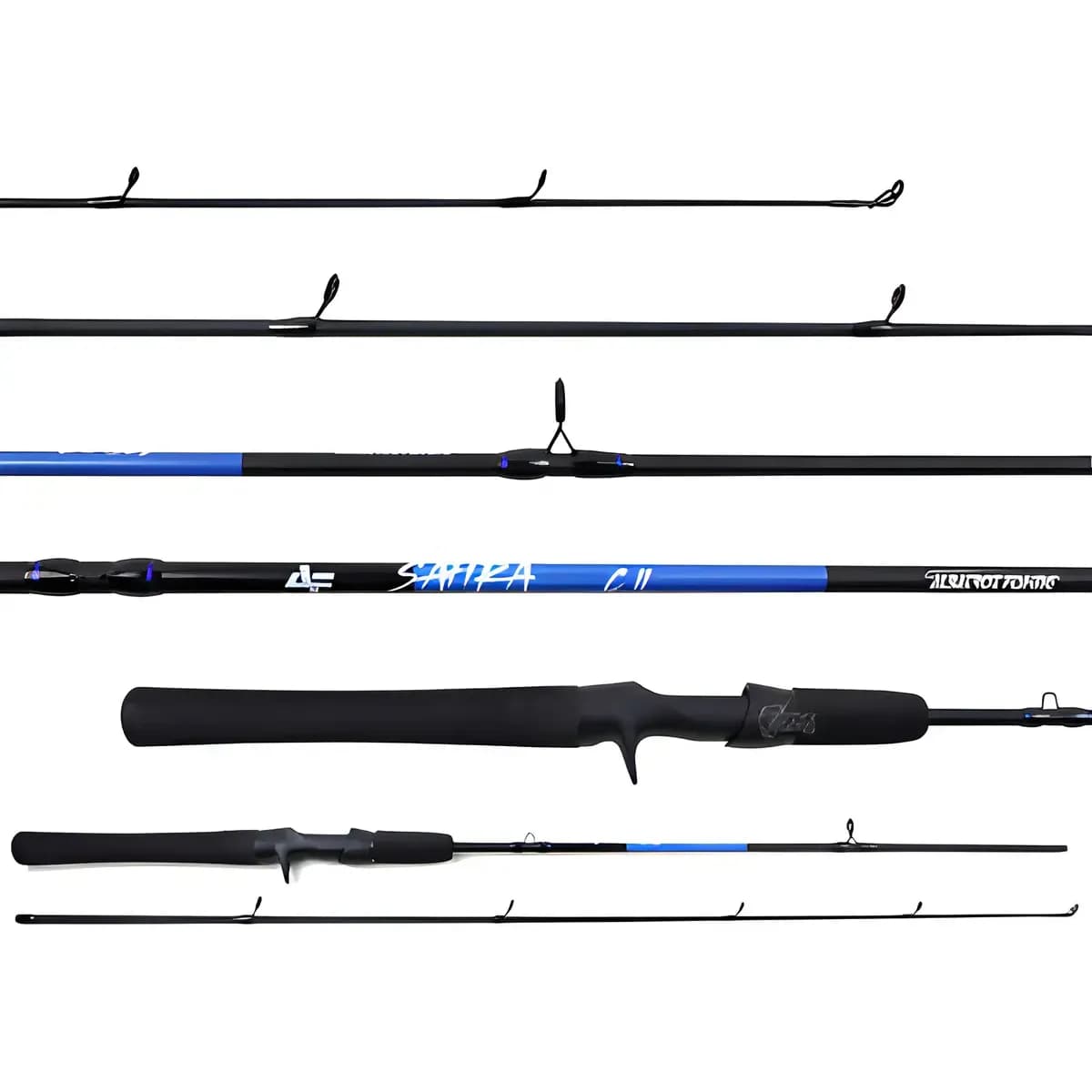 Vara Para Carretilha Albatroz Safira (1,80m) 17lbs  2 Partes