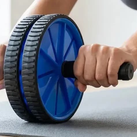 Rodinha MBFit roda abdominal dupla reforçada profissional fitness